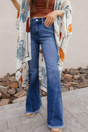 Sunset Stroll Kancan Mid-Rise Flare Jeans-Denim-Rae Collective, Women's Online Fashion Boutique Located in Phoenix, Arizona (Scottsdale Area)
