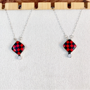 Rodeo Rouge Checkered Necklace-Necklaces-Rae Collective, Women's Online Fashion Boutique Located in Phoenix, Arizona (Scottsdale Area)