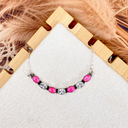Crystals Neon Pink Opal Necklace-Necklaces-Rae Collective, Women's Online Fashion Boutique Located in Phoenix, Arizona (Scottsdale Area)