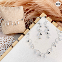 Solstice Serenade Sterling Silver & Stone Set-Necklaces-Rae Collective, Women's Online Fashion Boutique Located in Phoenix, Arizona (Scottsdale Area)