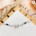 Aurora's Crystal & Bow Bracelet-Bracelets-Rae Collective, Women's Online Fashion Boutique Located in Phoenix, Arizona (Scottsdale Area)