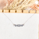 Shine On Me Crystal Bar Necklace-Chain Necklaces-Rae Collective, Women's Online Fashion Boutique Located in Phoenix, Arizona (Scottsdale Area)