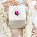 Krush Gold Hot Pink Sterling Silver Checkered Rings-Ring Sizers-Rae Collective, Women's Online Fashion Boutique Located in Phoenix, Arizona (Scottsdale Area)