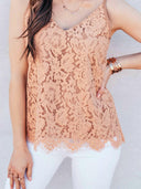 (S-3X, 3 colors) Elegant Lace Tank Tops-Tanks-Rae Collective, Women's Online Fashion Boutique Located in Phoenix, Arizona (Scottsdale Area)