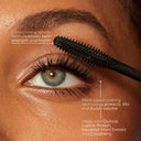 lashes enhanced with lash care formula