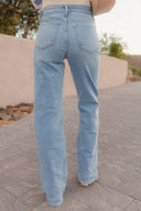 Vervet Distressed Knee Wide Leg Jean-Denim-Krush Kandy, Women's Online Fashion Boutique Located in Phoenix, Arizona (Scottsdale Area)