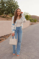Vervet Distressed Knee Wide Leg Jean-Denim-Krush Kandy, Women's Online Fashion Boutique Located in Phoenix, Arizona (Scottsdale Area)