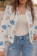 Floral Textured Knit Tank Top-Tanks-Krush Kandy, Women's Online Fashion Boutique Located in Phoenix, Arizona (Scottsdale Area)