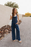 Mineral Wash Patched Pocket Jumpsuit Overall-Jumpsuits & Rompers-Krush Kandy, Women's Online Fashion Boutique Located in Phoenix, Arizona (Scottsdale Area)