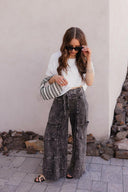 Seaside Breeze Mineral Wash Wide Leg Cropped Pants-Bottoms-Rae Collective, Women's Online Fashion Boutique Located in Phoenix, Arizona (Scottsdale Area)