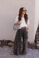 Seaside Breeze Mineral Wash Wide Leg Cropped Pants-Bottoms-Krush Kandy, Women's Online Fashion Boutique Located in Phoenix, Arizona (Scottsdale Area)