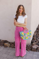 Seaside Breeze Mineral Wash Wide Leg Cropped Pants-Bottoms-Krush Kandy, Women's Online Fashion Boutique Located in Phoenix, Arizona (Scottsdale Area)