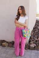Seaside Breeze Mineral Wash Wide Leg Cropped Pants-Bottoms-Krush Kandy, Women's Online Fashion Boutique Located in Phoenix, Arizona (Scottsdale Area)