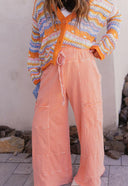 Seaside Breeze Mineral Wash Wide Leg Cropped Pants-Bottoms-Rae Collective, Women's Online Fashion Boutique Located in Phoenix, Arizona (Scottsdale Area)