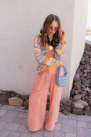 Seaside Breeze Mineral Wash Wide Leg Cropped Pants-Bottoms-Rae Collective, Women's Online Fashion Boutique Located in Phoenix, Arizona (Scottsdale Area)