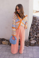 Seaside Breeze Mineral Wash Wide Leg Cropped Pants-Bottoms-Rae Collective, Women's Online Fashion Boutique Located in Phoenix, Arizona (Scottsdale Area)