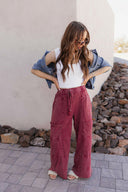 Seaside Breeze Mineral Wash Wide Leg Cropped Pants-Bottoms-Rae Collective, Women's Online Fashion Boutique Located in Phoenix, Arizona (Scottsdale Area)