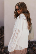 POL Lace Jean Jacket-Jackets-Rae Collective, Women's Online Fashion Boutique Located in Phoenix, Arizona (Scottsdale Area)
