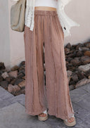 Vintage Edge Mineral Wash Pants-Pants-Rae Collective, Women's Online Fashion Boutique Located in Phoenix, Arizona (Scottsdale Area)