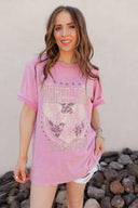World Tour Rock N Roll Graphic Boyfriend Fit Tee PREORDER-Graphic Tees-Rae Collective, Women's Online Fashion Boutique Located in Phoenix, Arizona (Scottsdale Area)