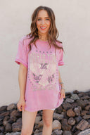World Tour Rock N Roll Graphic Boyfriend Fit Tee PREORDER-Graphic Tees-Rae Collective, Women's Online Fashion Boutique Located in Phoenix, Arizona (Scottsdale Area)