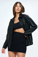 Leather Shacket-CJC Import Draft-Krush Kandy, Women's Online Fashion Boutique Located in Phoenix, Arizona (Scottsdale Area)