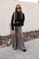 J.HER Mineral Washed Cotton Print Pocket Wide-Leg Flare Pants | S-XL-Pants-Rae Collective, Women's Online Fashion Boutique Located in Phoenix, Arizona (Scottsdale Area)