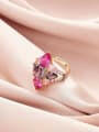 Cubic Zirconia Geometric Vintage Cocktail Ring-Rings-Krush Kandy, Women's Online Fashion Boutique Located in Phoenix, Arizona (Scottsdale Area)
