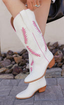 Jade Western Spirit Long Boots-Shoes-Rae Collective, Women's Online Fashion Boutique Located in Phoenix, Arizona (Scottsdale Area)