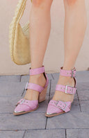 Hendrix Strappy Buckle Sandal-Sandals-Krush Kandy, Women's Online Fashion Boutique Located in Phoenix, Arizona (Scottsdale Area)