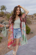 Patchwork Multi Kimono-kimono-Rae Collective, Women's Online Fashion Boutique Located in Phoenix, Arizona (Scottsdale Area)
