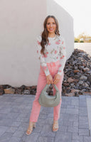 Blushing Bloom Sheer Mesh Top-Tops-Krush Kandy, Women's Online Fashion Boutique Located in Phoenix, Arizona (Scottsdale Area)