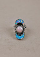 Lunar Crescent Sterling Silver Ring-Crawler Rings-Krush Kandy, Women's Online Fashion Boutique Located in Phoenix, Arizona (Scottsdale Area)
