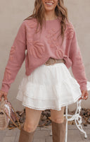 Delicate Viral Ruffle Lace Trim Skirt-Skirts-Rae Collective, Women's Online Fashion Boutique Located in Phoenix, Arizona (Scottsdale Area)