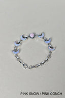 Lunar Crescent Charm Bracelet-Chain Bracelets-Rae Collective, Women's Online Fashion Boutique Located in Phoenix, Arizona (Scottsdale Area)