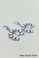 Double Luck Sterling Silver Earrings-Drop Earrings-Krush Kandy, Women's Online Fashion Boutique Located in Phoenix, Arizona (Scottsdale Area)