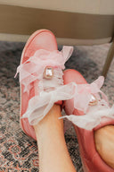 The Sandy Star Sneaker, Pink-Sneakers-Rae Collective, Women's Online Fashion Boutique Located in Phoenix, Arizona (Scottsdale Area)