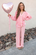 Wide Leg Stripe Tie Pants-Pants-Krush Kandy, Women's Online Fashion Boutique Located in Phoenix, Arizona (Scottsdale Area)