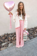 Contrast Open Front Dropped Shoulder Cardigan-Cardigan-Krush Kandy, Women's Online Fashion Boutique Located in Phoenix, Arizona (Scottsdale Area)