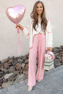 Contrast Open Front Dropped Shoulder Cardigan-Cardigan-Krush Kandy, Women's Online Fashion Boutique Located in Phoenix, Arizona (Scottsdale Area)