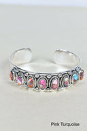 Octet Gem Sterling Silver Cuff-Cuffs-Krush Kandy, Women's Online Fashion Boutique Located in Phoenix, Arizona (Scottsdale Area)