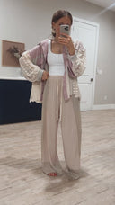 POL Lace Jean Jacket