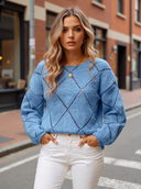 Candlelight Kiss Sequin Sweater-Sweaters-Rae Collective, Women's Online Fashion Boutique Located in Phoenix, Arizona (Scottsdale Area)