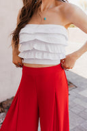 Layered Ruffle Tube Top-Tanks-Krush Kandy, Women's Online Fashion Boutique Located in Phoenix, Arizona (Scottsdale Area)
