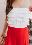 Layered Ruffle Tube Top-Tanks-Krush Kandy, Women's Online Fashion Boutique Located in Phoenix, Arizona (Scottsdale Area)