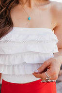 Layered Ruffle Tube Top-Tanks-Krush Kandy, Women's Online Fashion Boutique Located in Phoenix, Arizona (Scottsdale Area)