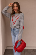 With an Open Heart Valentine Sweater-Sweater-Rae Collective, Women's Online Fashion Boutique Located in Phoenix, Arizona (Scottsdale Area)