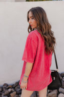 Free Bird 72 Vintage Graphic Washed Boyfriend Tee