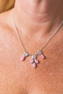 Sierra Opal Petals CZ Necklace-Necklaces-Krush Kandy, Women's Online Fashion Boutique Located in Phoenix, Arizona (Scottsdale Area)