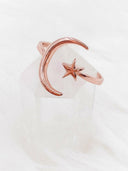 Moon and Star Ring-Wrap Rings-Krush Kandy, Women's Online Fashion Boutique Located in Phoenix, Arizona (Scottsdale Area)